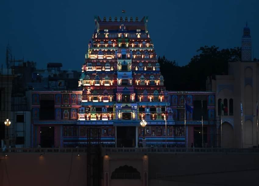 chambal riverfront south indian temple