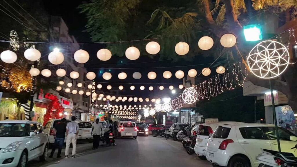 raja park on diwali