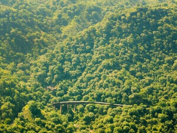 valley on goram ghat raiway track