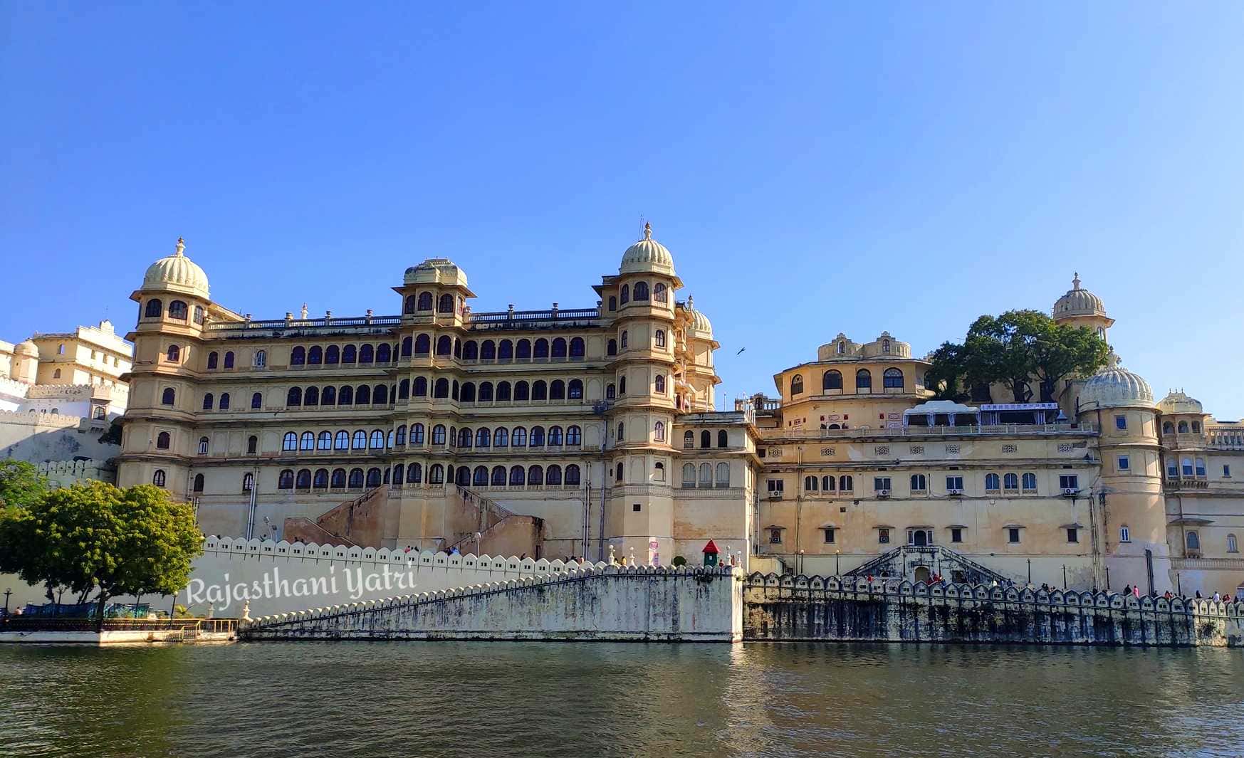 City Palace Udaipur Lake Side
