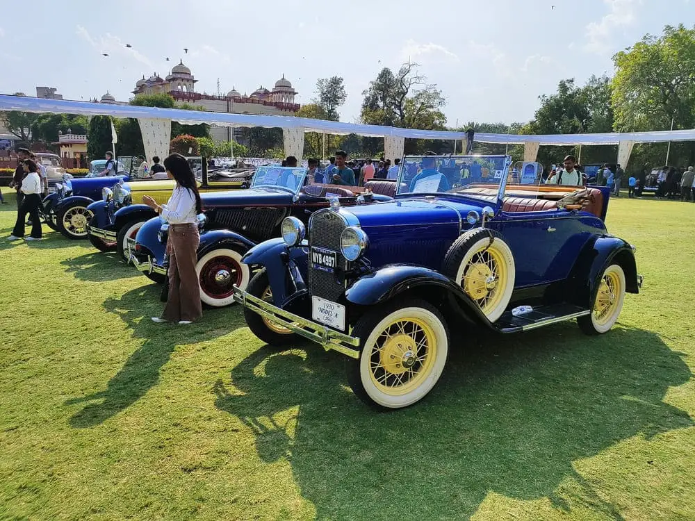 Classic Cars at Vintage Car Show Jaipur