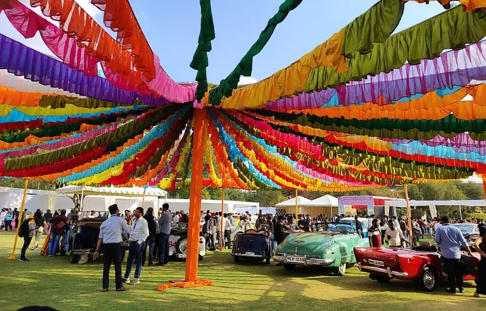 Decoration at Vintage Car Show Jaipur