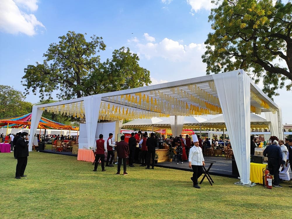 Food and Drinks at Vintage Car Show Jaipur