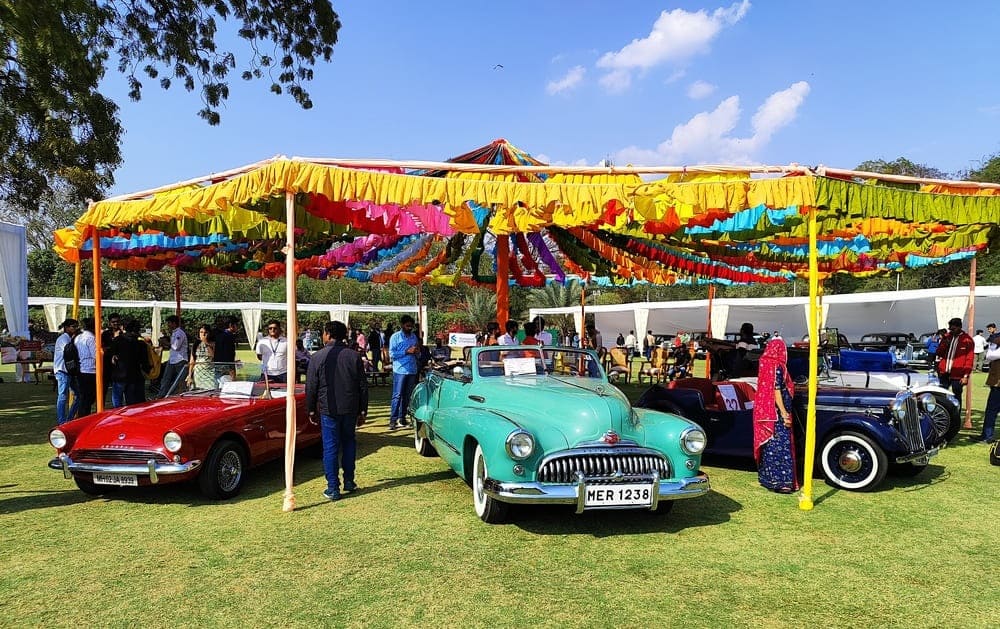 Old Classic Cars at Vintage Car Show Jaipur