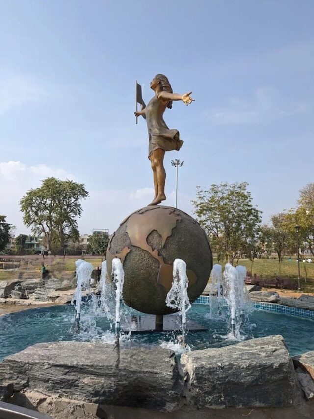 city park jaipur earth fountain