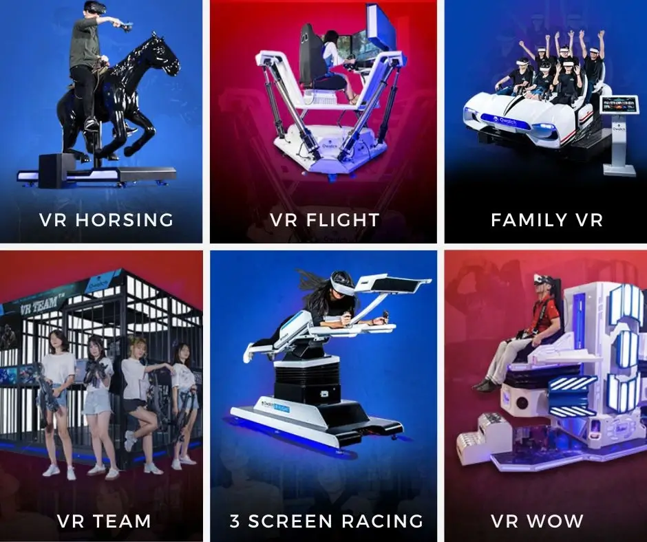 VR Theme Park Different Games