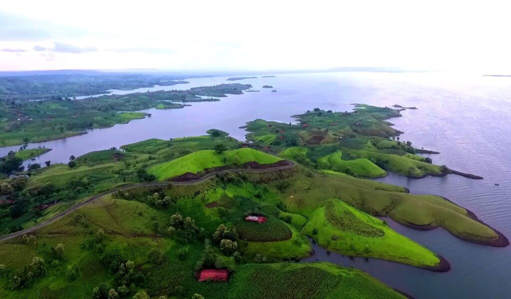 chacha kota drone view of island