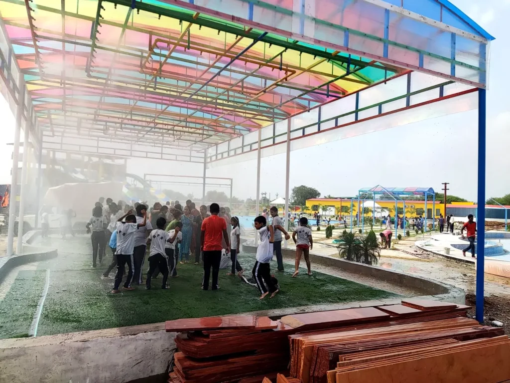 Raj Water Park Jaipur Rain Dance Area