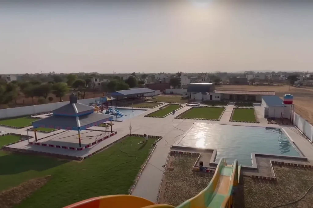 radha rani waterpark jaipur top view