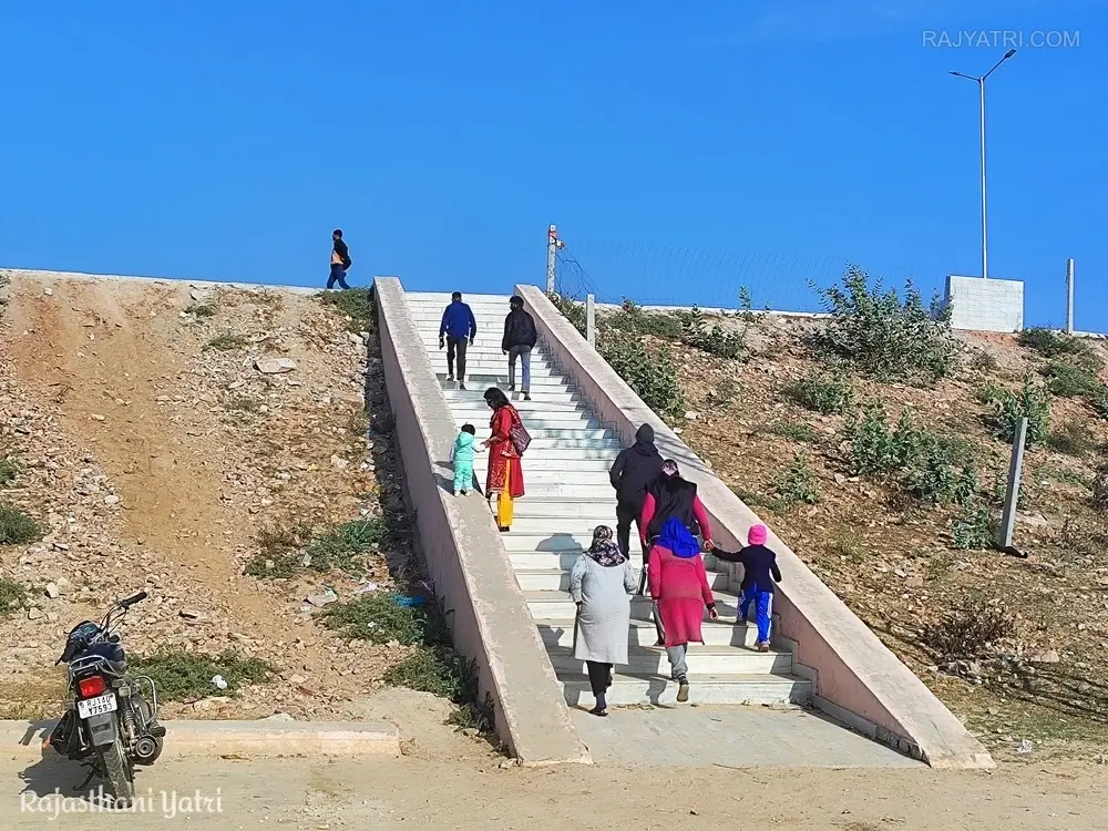 Stairs to Nevta Dam