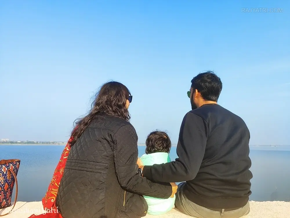 We are enjoying at Nevta Lake